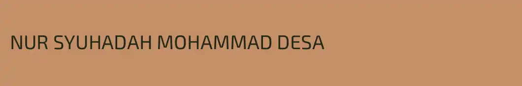 NUR SYUHADAH MOHAMMAD DESA